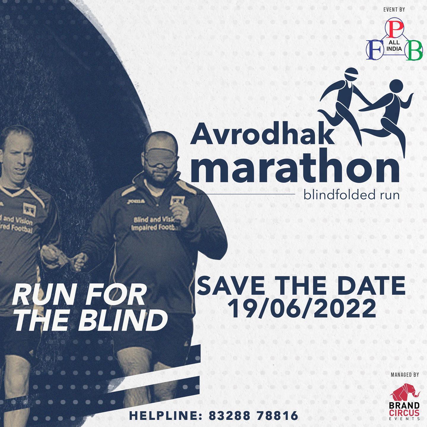 AVRODHAK MARATHON - A BLINDFOLDED RUN 2022
