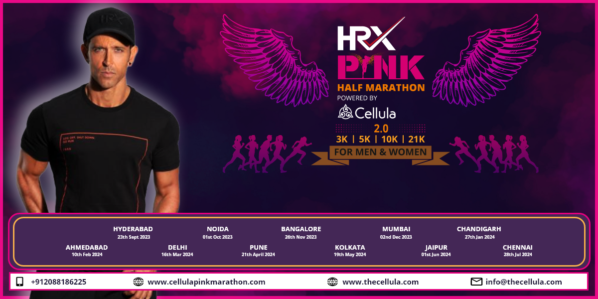 HRX Pink Marathon Mumbai