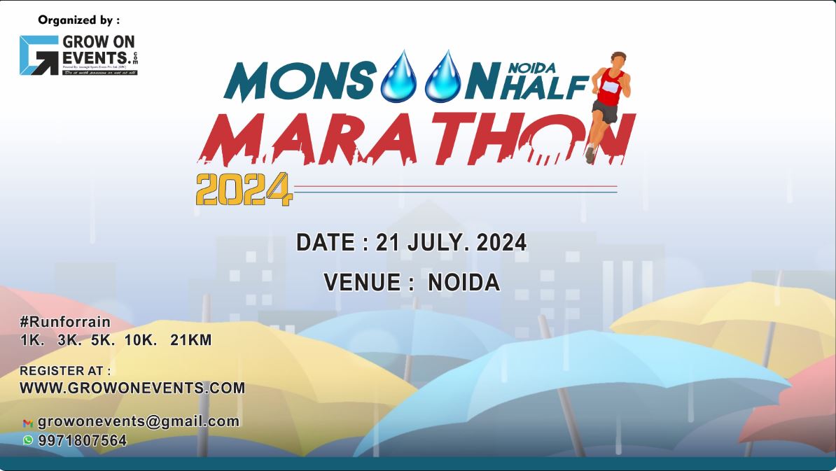 MONSOON NOIDA HALF MARATHON-2024 (2ND EDITION)