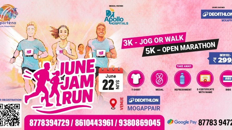 JUNEJAMRUN -3K & 5K OPEN MARATHON