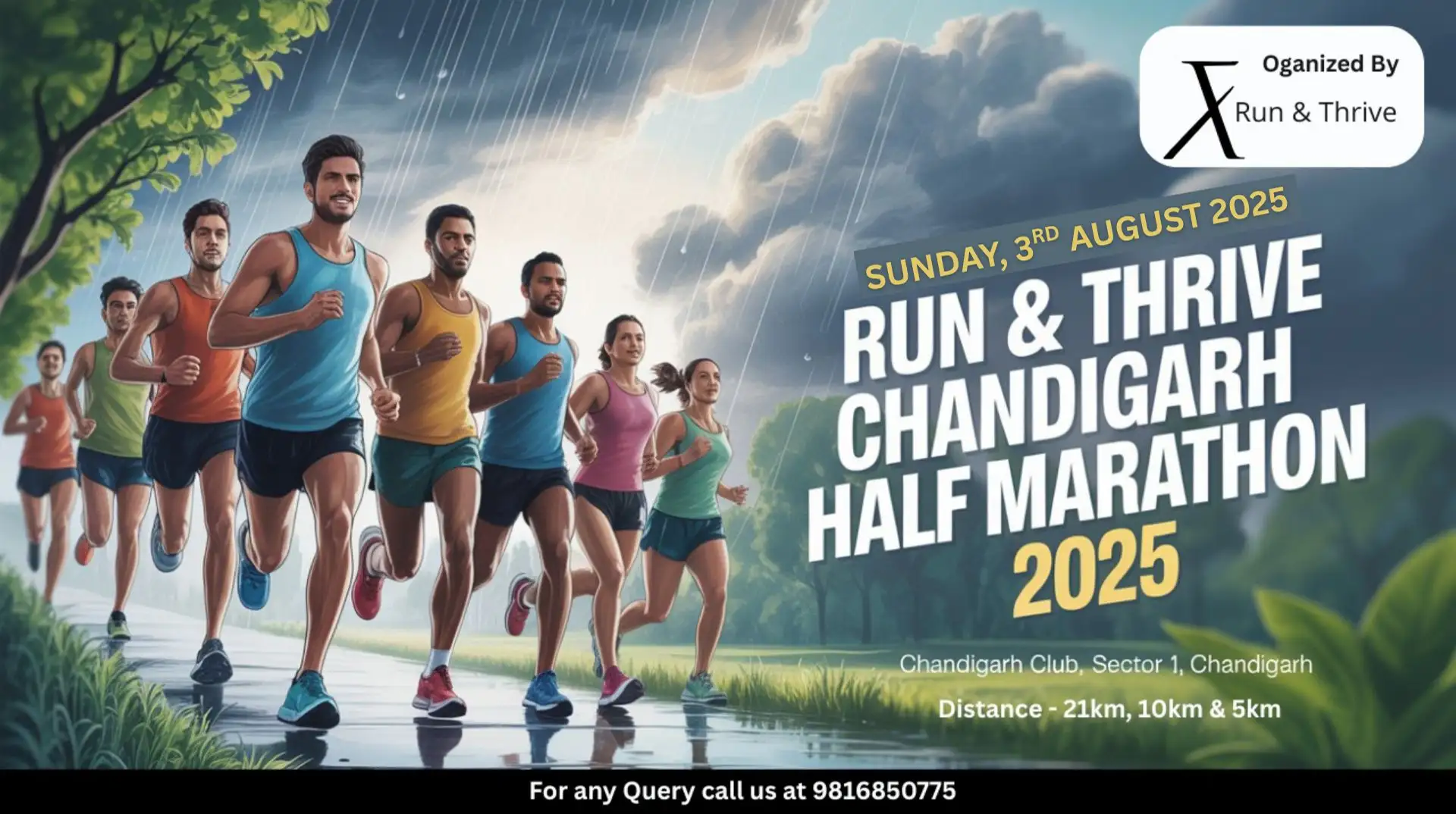 Run & Thrive Chandigarh Half Marathon 2025