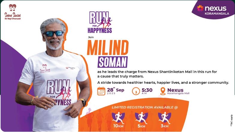 Run for Happyness 2025 - Nexus Koramangala Mall