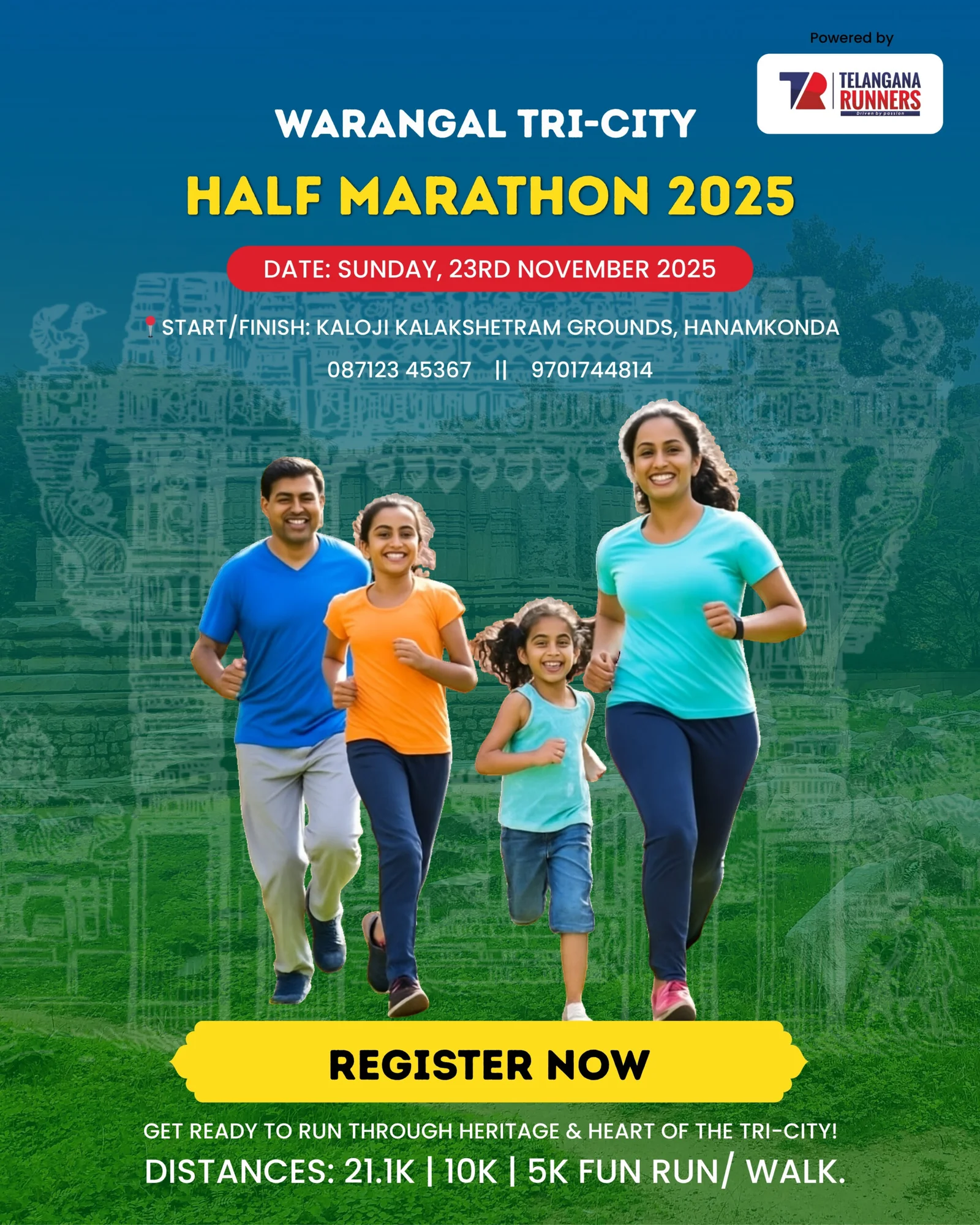 Warangal Tri-city Half Marathon 2025